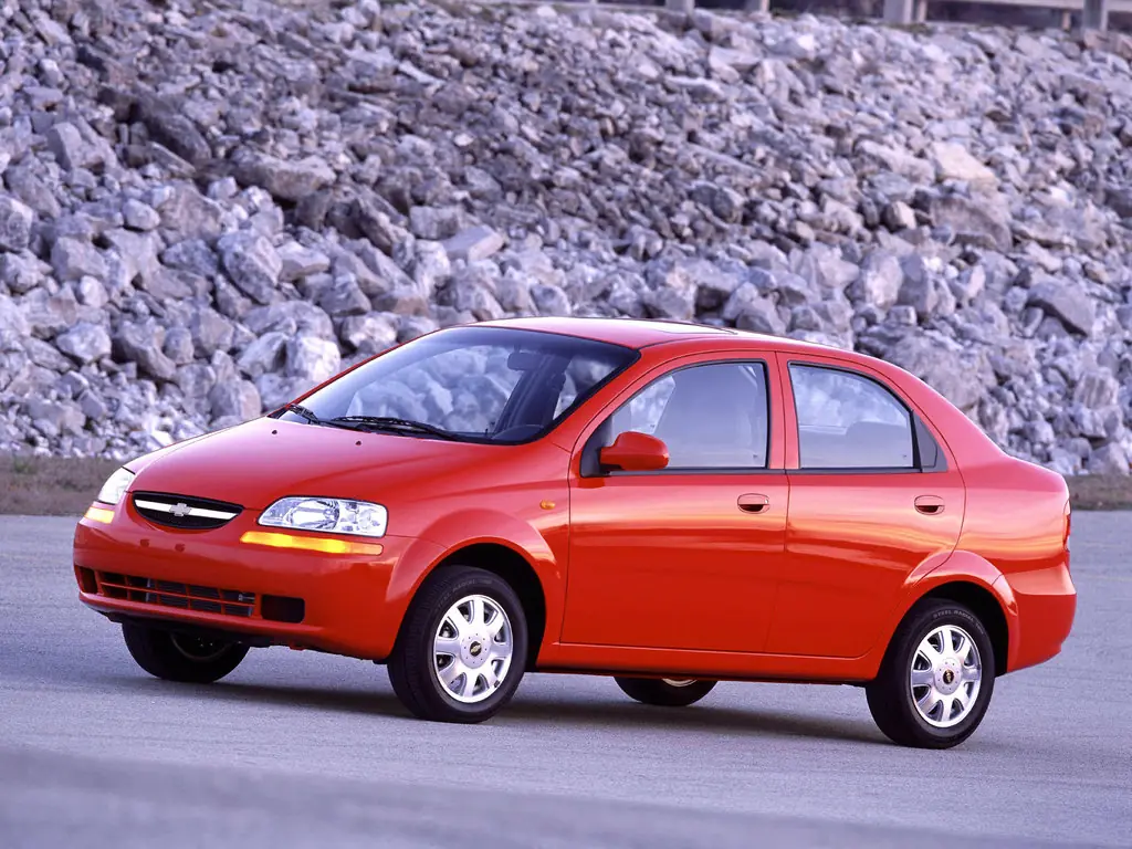 Chevrolet Aveo (T200) 1 поколение, седан (03.2002 - 02.2006)